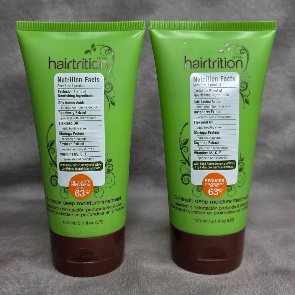 (X2) Zotos Hairtrition 3-Minute Deep‎ Moisture Treatment 5.1 fl oz